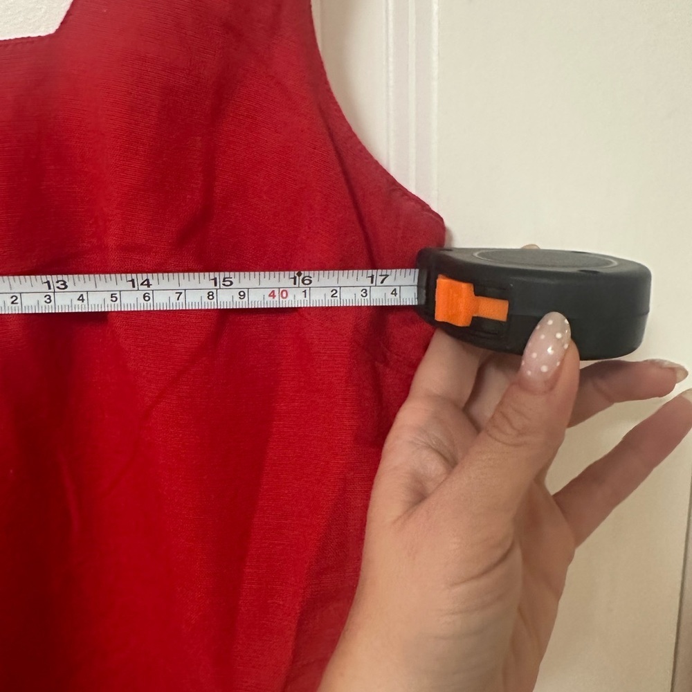 Japna Scarlet Mini Dress With Pockets! - Picture 4 of 8